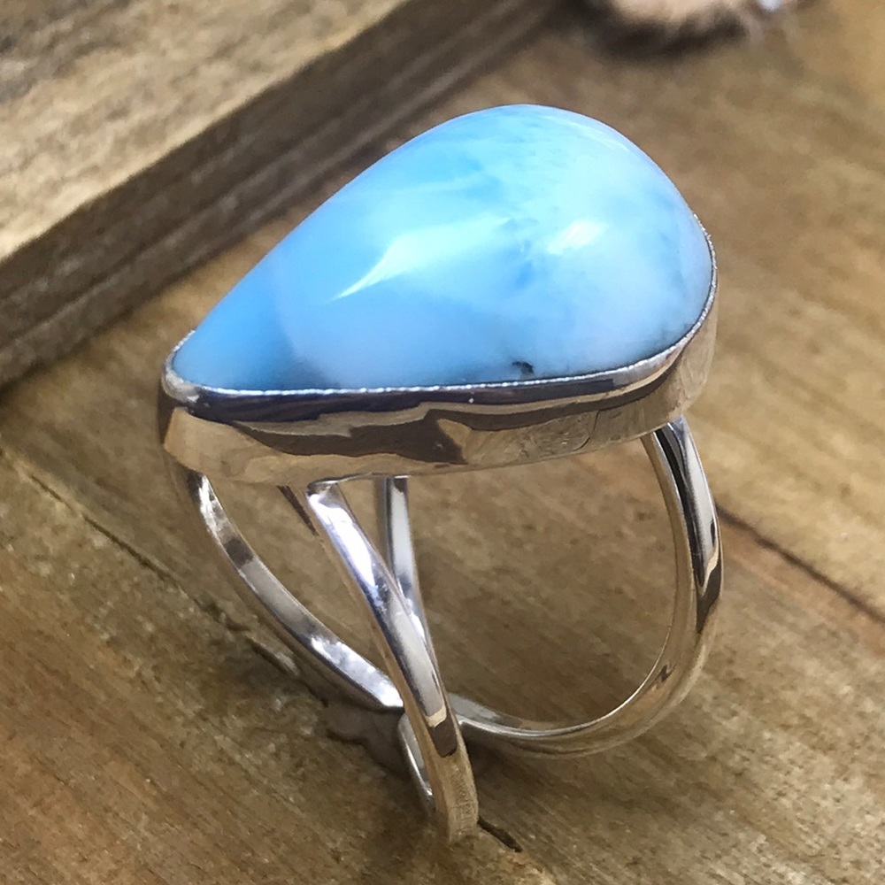 Larimar ring - Picture 1 of 6